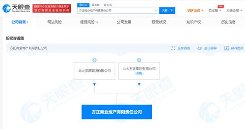 北大方正集團(tuán)成立商業(yè)地產(chǎn)公司，注冊(cè)資本1億，拓展信息咨詢服務(wù)新版圖